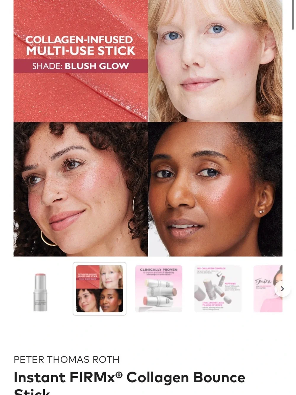 Peter Thomas Roth Collagen Bounce Stick - Blush Glow